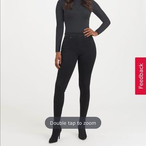NWOT Spanx Ankle Skinny Jeans, Black